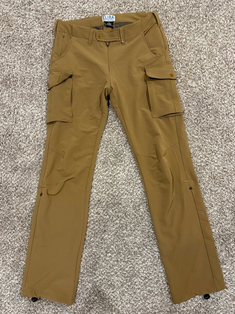 Elira Hiking Cargo Pants with Full Zipper